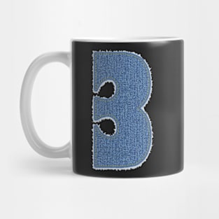 Number Three Blue Denim Mug